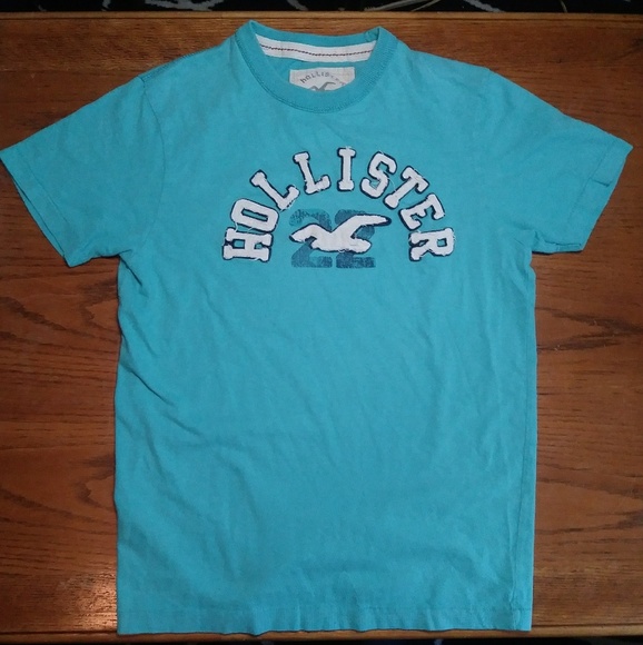 Teal Hollister T-shirt - Picture 1 of 6